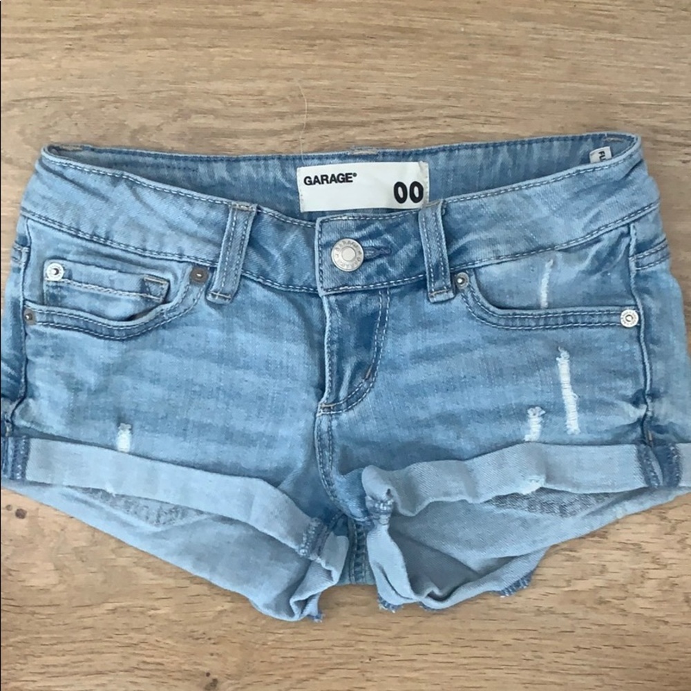 Denim shorts from garage